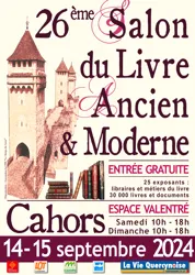 Affiche de la 26e édition du salon du livre de Cahors